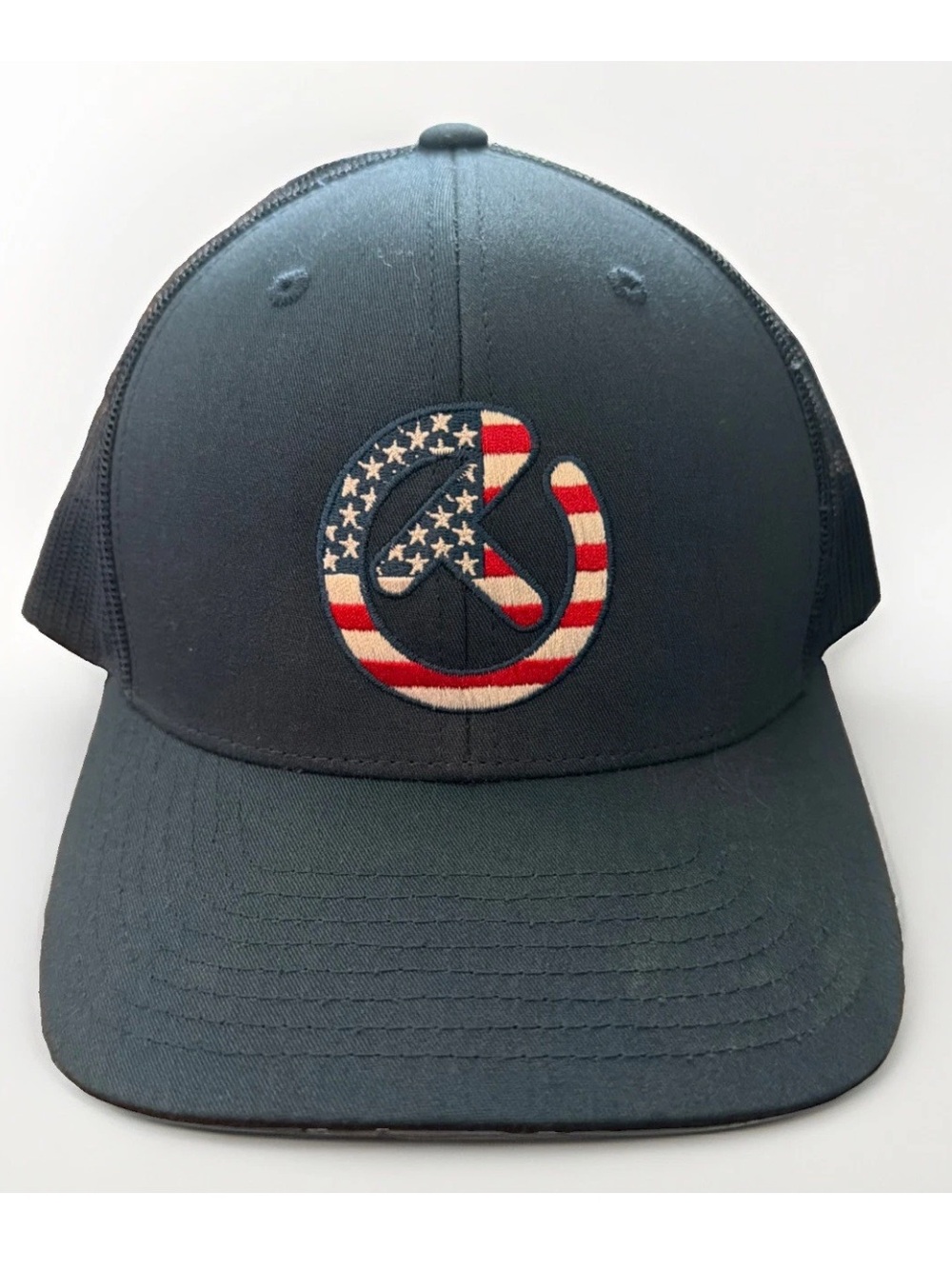 Scotty Cameron Mesh Snapback Hat Navy Blue Stars and Stripes USA Circle T - Rare
